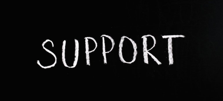 Sign that says support to show how Blue Cross Blue Shield has drug rehab coverage