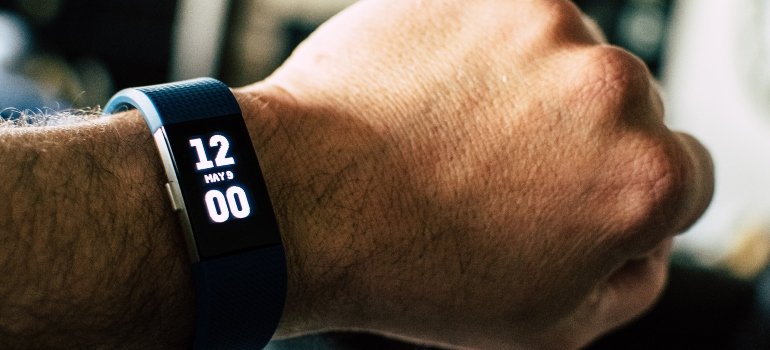 person with a wristwatch