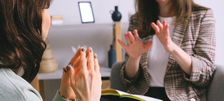 person undergoing psychotherapy