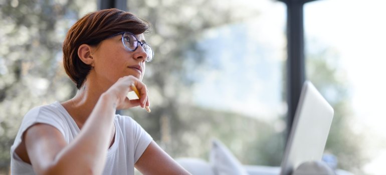 person thinking carefully about inpatient vs. outpatient benzo rehab