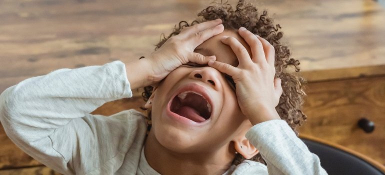 a child with behavioral issues