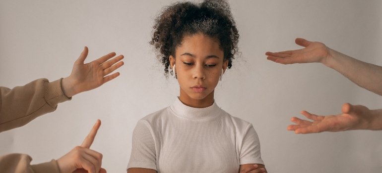 an overwhelmed child