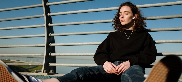 person exploring how music helps individuals in rehab