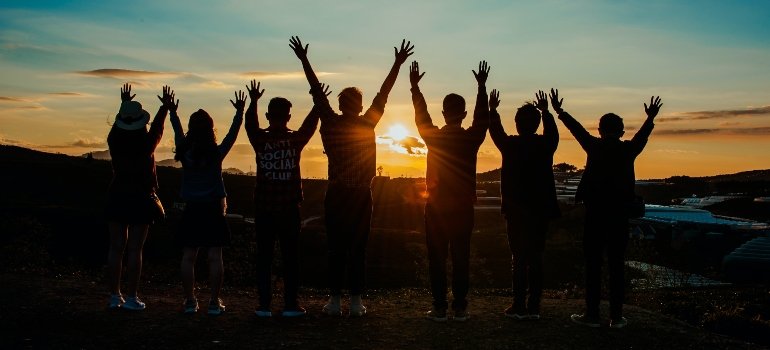 a group of people, representing peer support in Pennsylvania rehab