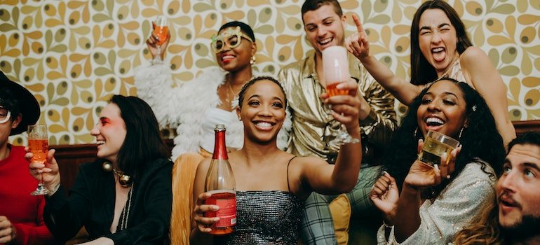 friends enjoying a party