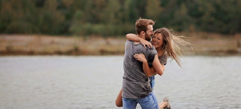 Couple wants to abstain from drug use or alcohol use before conception, they are super happy and enjoying themselves.