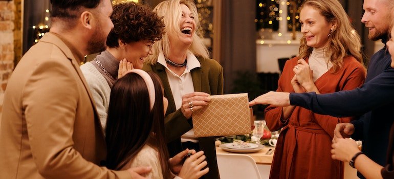 Family celebrating small wins. Questions you shouldn't ask a recovering PA addict are those about their addiction problems.