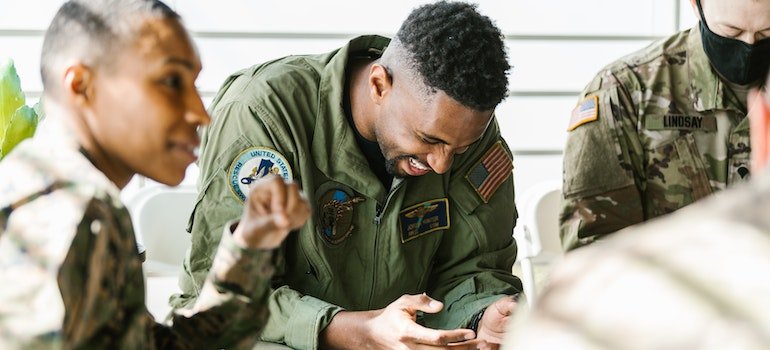 soldiers talking about Veterans and Substance Abuse