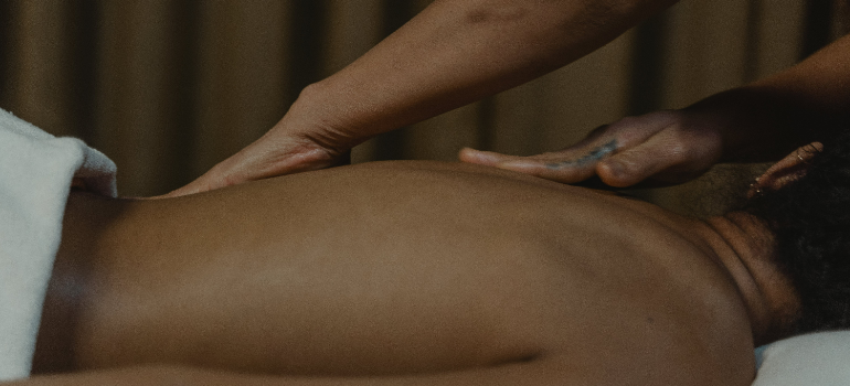 Finding new hobbies and passions in sobriety in PA - getting a massage 