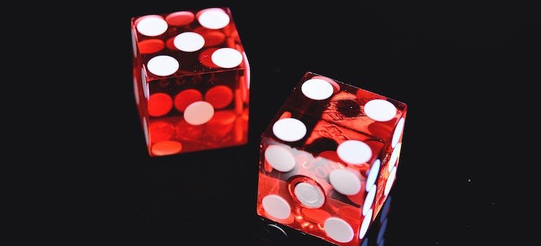 two red dice