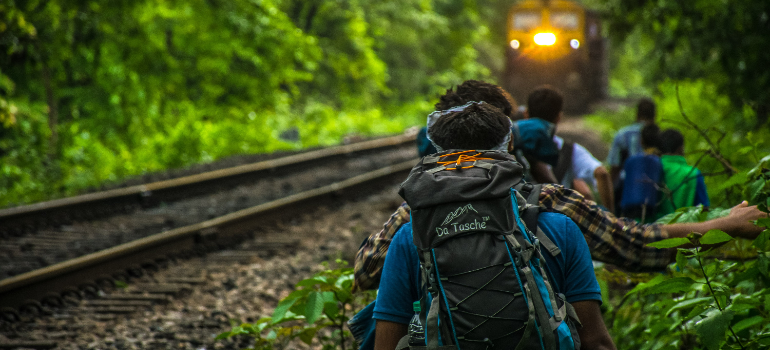 people going on an adventure 