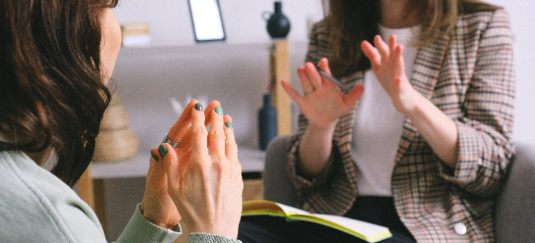 a therapy session in rehab Reading PA