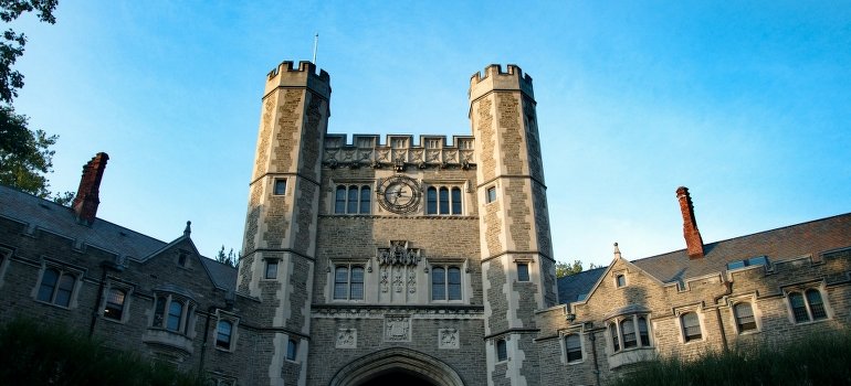 Classic architecture at Princeton University.