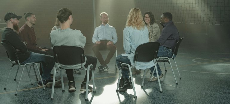 Support group meeting