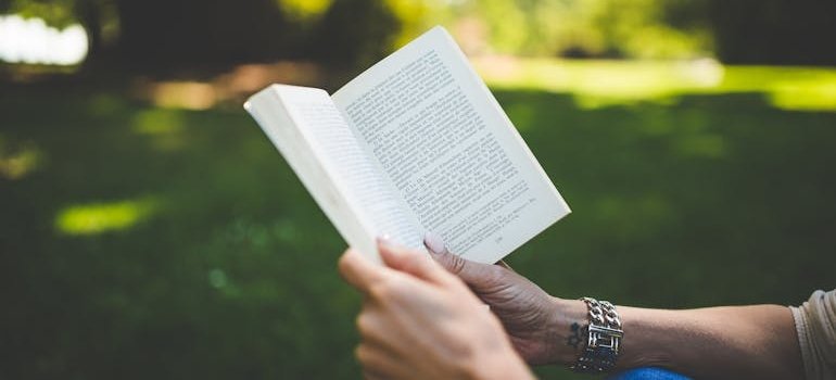 Woman reading one of the best books to read in recovery.