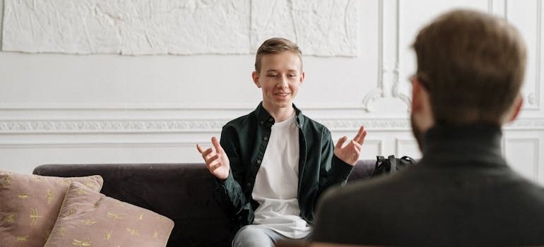 Patient discussing the difference between physical vs psychological dependence with his therapist.